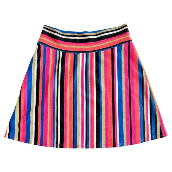 Trina Turk Multicolor Striped Mini Skirt - Picture 3 of 5
